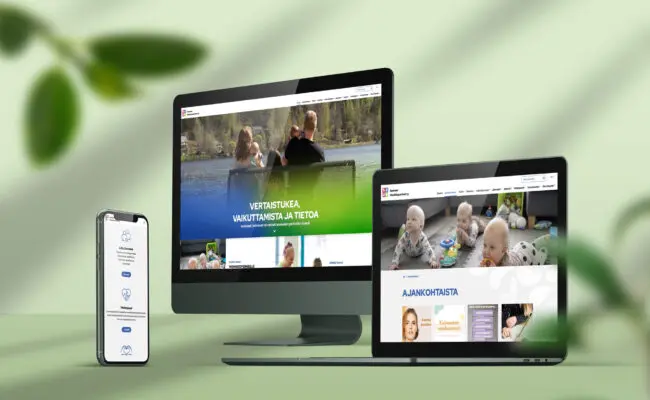 Monikkoperheet -verkkosivu