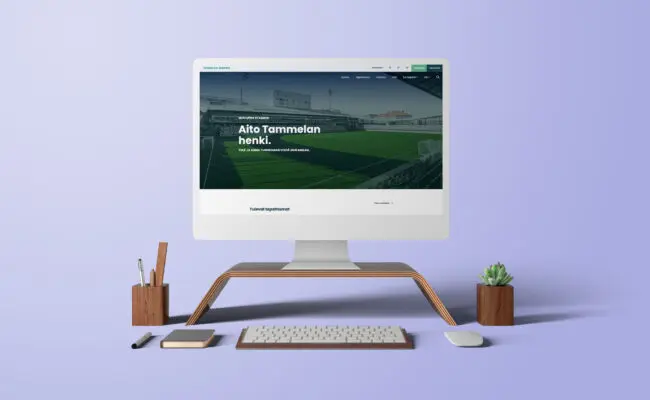 Tammelan Stadion verkkosivu