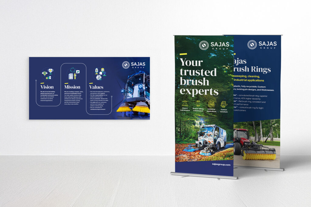 Sajas Group rollup ja seinätaulu referenssi