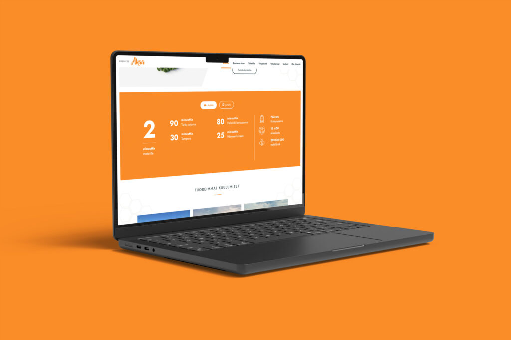 Business Akaan wordpress verkkosivusto